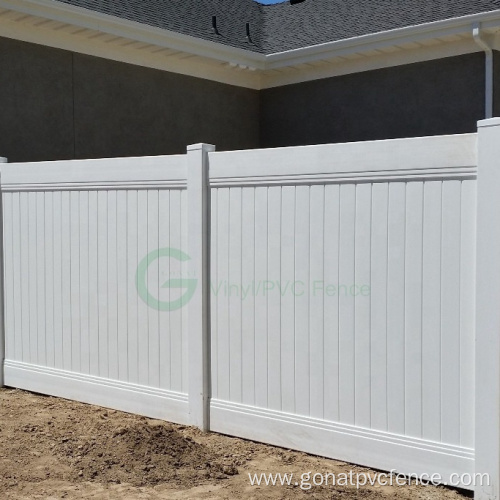 Solid PVC Privacy Fence